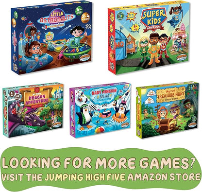 JH5 Construction Kids Board Game for Kids Ages 4 and Up Fun and Cooperative Building Game for 2-4 Players Easy to Learn Perfect for Family Time