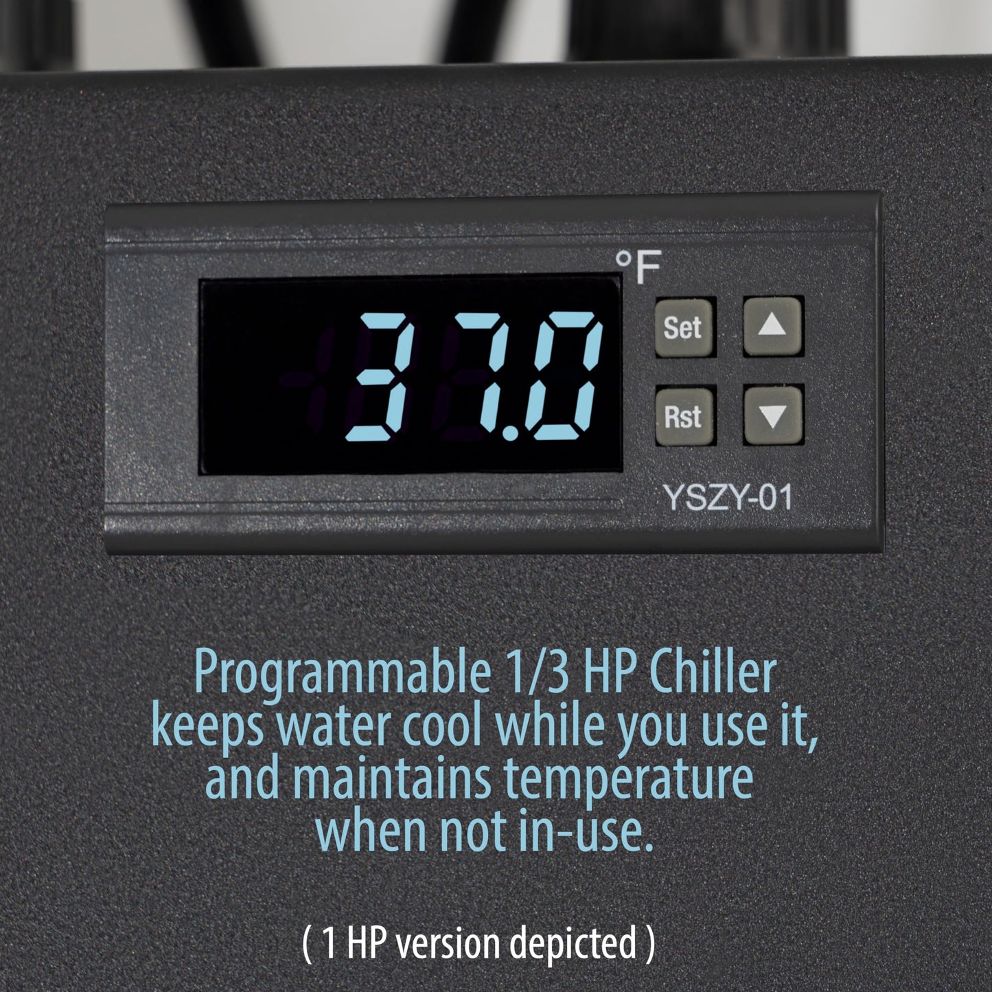 Polar Revive Chiller for Ice Bath and Cold Plunges Including All Hoses and Pumps. 1/3 HP, 2/3 HP, 1 HP Models (1 HP)