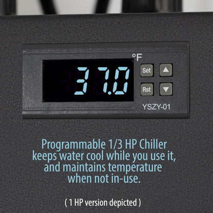 Polar Revive Chiller for Ice Bath and Cold Plunges Including All Hoses and Pumps. 1/3 HP, 2/3 HP, 1 HP Models (1 HP)