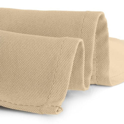 Gee Di Moda Rectangle Tablecloth - 90 x 132 Inch Burgundy Table Cloth for 6 Foot Tables with Floor-Length Drop - Heavy Duty Washable Fabric for Holiday Party, Dinner, Weddings & Baby Shower