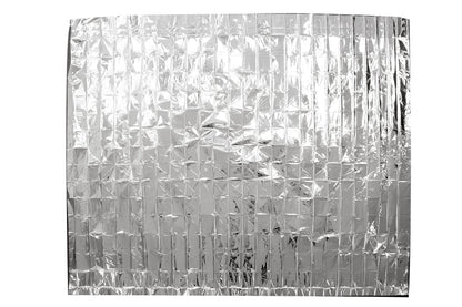 Primacare CSCB-6831-CS Emergency Mylar Thermal Foil Blanket, 16 Packs of 12= 192 Units, Silver
