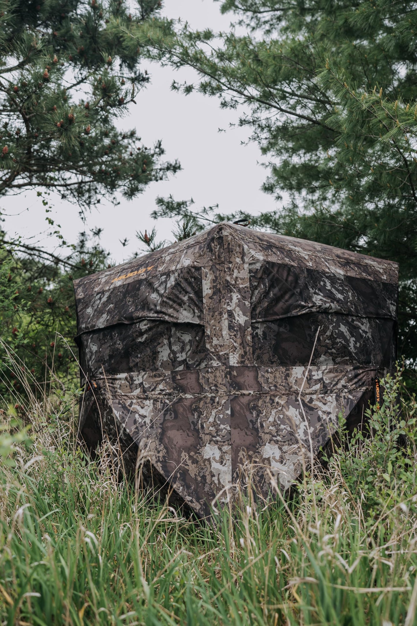 Muddy Infinity Evo Ground Blind Veil Canyon Gray