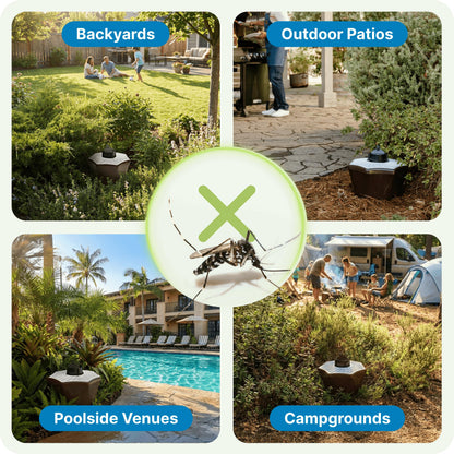 Biogents Mosquitaire Outdoor Mosquito Trap with Sweetscent Lure | Eco-Friendly, Pesticide-Free, Pet-Safe Repellent Alternative | Electric Catcher for Comprehensive Mosquito Control