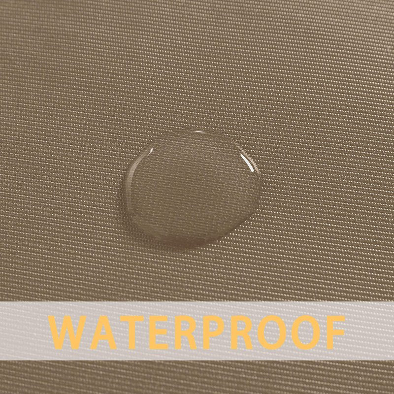 sancua 100% Waterproof Rectangle PVC Tablecloth - 60 x 102 Inch - Oil Proof Spill Proof Vinyl Table Cloth, Wipe Clean Table Cover for Dining Tables, Buffet Parties and Camping, Khaki