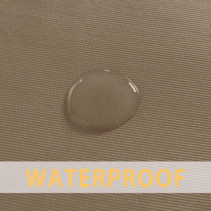 sancua 100% Waterproof Rectangle PVC Tablecloth - 60 x 102 Inch - Oil Proof Spill Proof Vinyl Table Cloth, Wipe Clean Table Cover for Dining Tables, Buffet Parties and Camping, Khaki