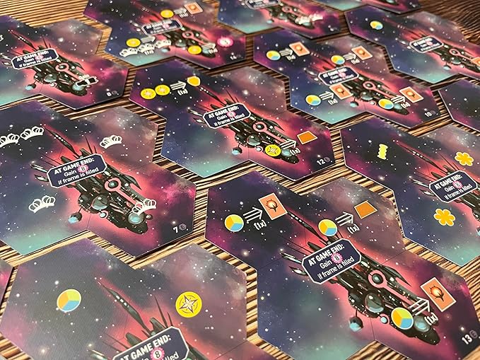 Stonemaier Games: Apiary: Expanding The Hive Expansion | New Unique Frames Additional Tiles and More! | Add to Apiary - A Strategy Board Game About Bees in Space | 1-5 Players 90 Mins Ages 14+