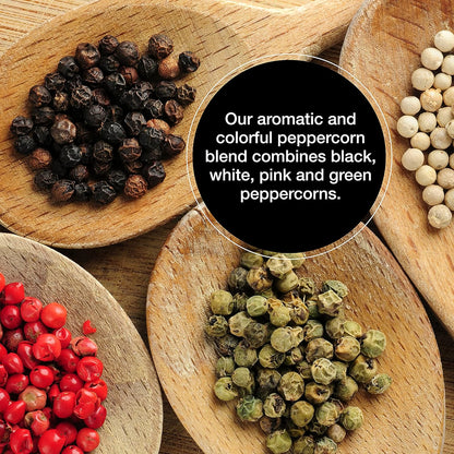 Spice Lab Rainbow Peppercorns - All-Natural Mixed Peppercorn Medley - 1 lb Resealable Bag | Gluten-Free