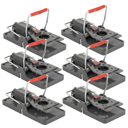 Victor Power-Kill Humane Mouse Traps M393SSR - 6 Easy Set,Reusable,Power-Kill Victor Mouse Traps,(Pack of 6)