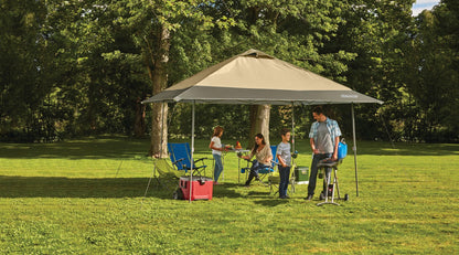 Coleman Oasis Instant Pop-Up Canopy Tent with Side Wall Attachment, Portable Shelter with Easy Setup & Takedown, Wheeled Carry Bag Included, 10x10/13x13ft Sizes