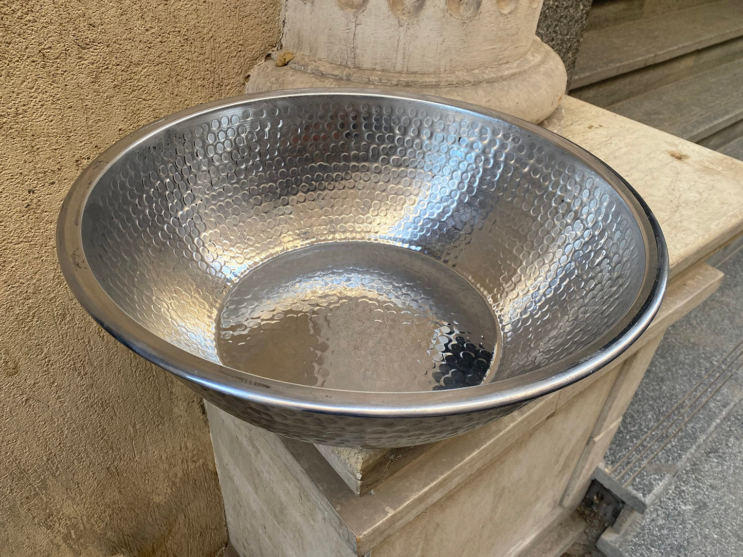 Portable Lightweight Nickel Foot Massage Pedicure Bowl