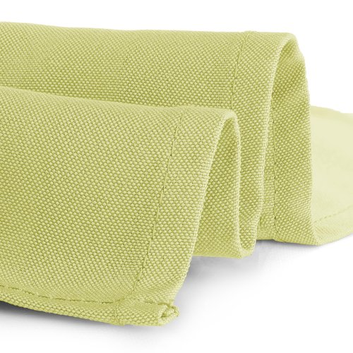 Gee Di Moda Square Tablecloth - 70 x 70 Inch Yellow Table Cloth for Medium Square or Round Tables - Heavy Duty Washable Fabric - for Buffet Table, Holiday Party, Dinner, Wedding & Baby Shower