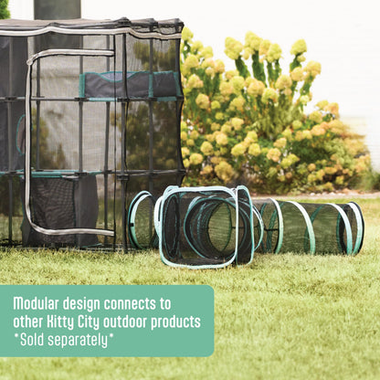 Kitty City Outdoor Catio Furniture and Play Kits for Cats, Outdoor Mega Kit