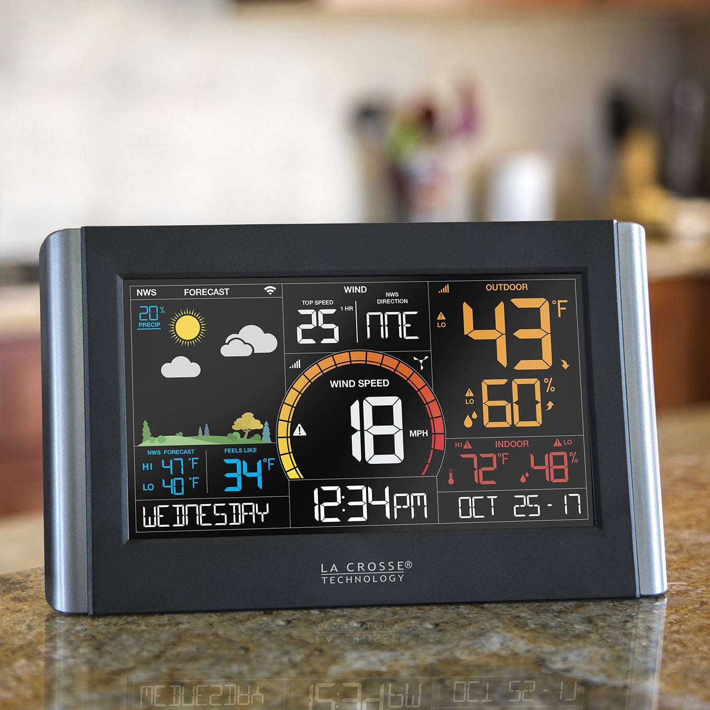 La Crosse Technology Wireless Wi-Fi Digital Weather and Wind Station (V21-WTH)