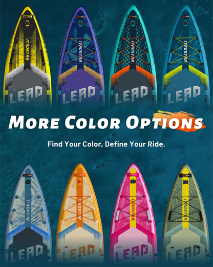 iTAOSTAR Lead 12' × 35" Inflatable Stand Up Paddle Board with Seat, Extra Wide SUP Board with 5 Fins Stable Design for Adults, Youth, All Skill Levels, Lakes, Oceans & Fishing