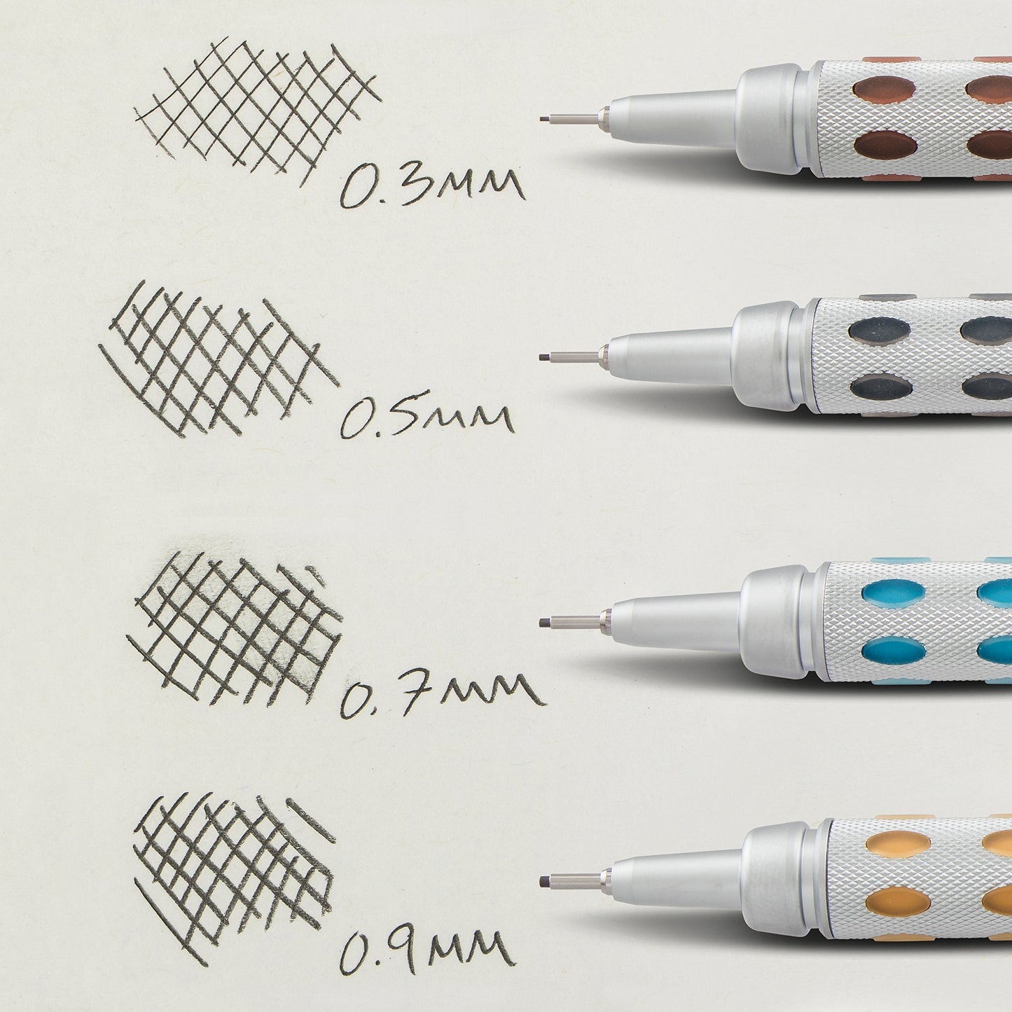 Pentel GraphGear 1000 Mechanical Pencil, (0.5mm) Point Size, Black Barrel, 1 Each (PG1015A)