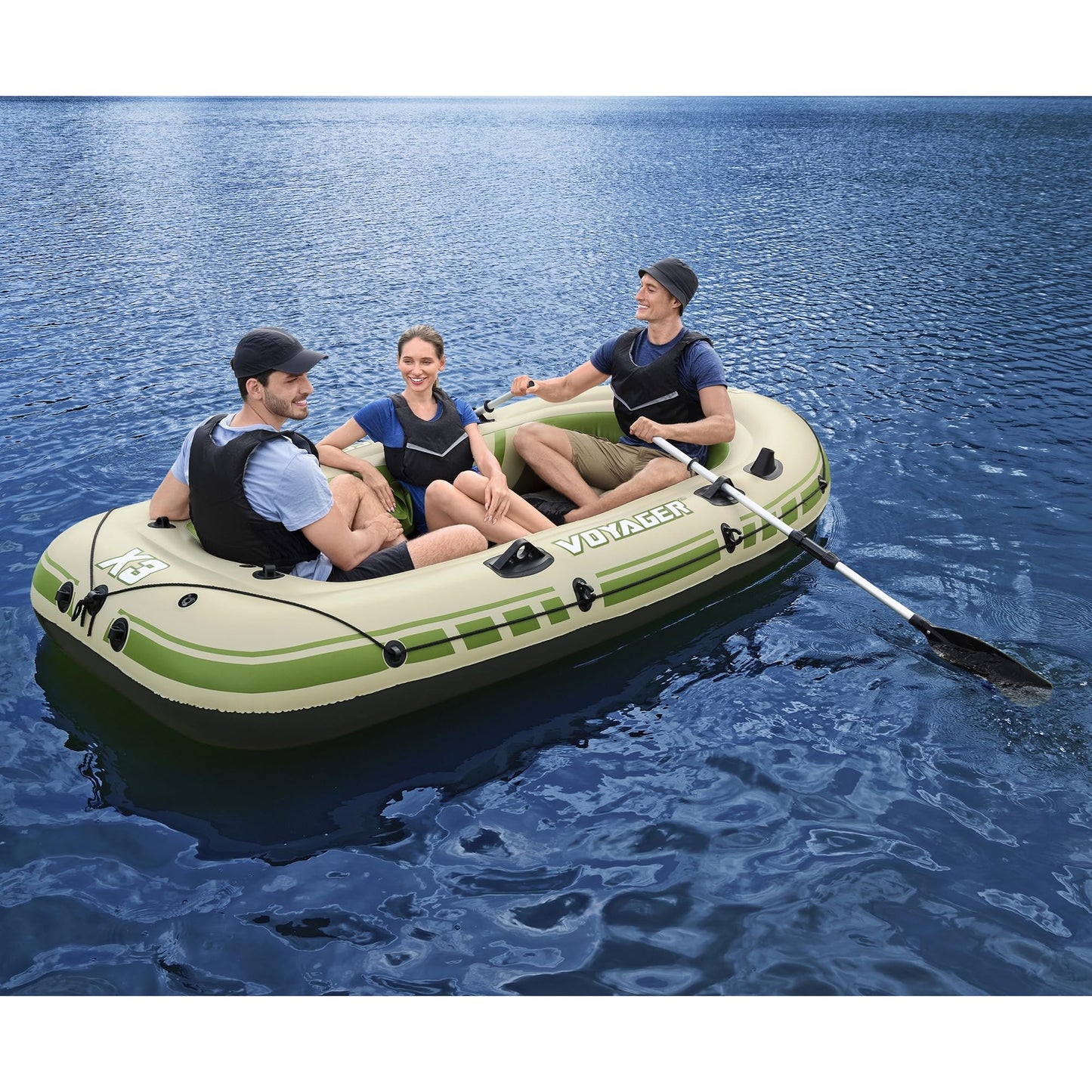 Hydro-Force Voyager X3 Inflatable Raft Set 9'8"
