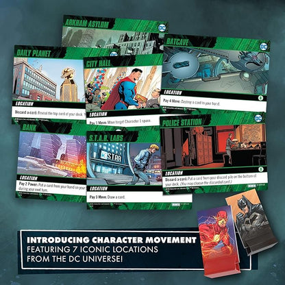 DC Deck Building Game: Rebirth - Multiple Campaign Scenarious with Unique Gameplay and Cards - Features Iconic DC Universe Location - Compatible with Other DC Deck-Building Game Series