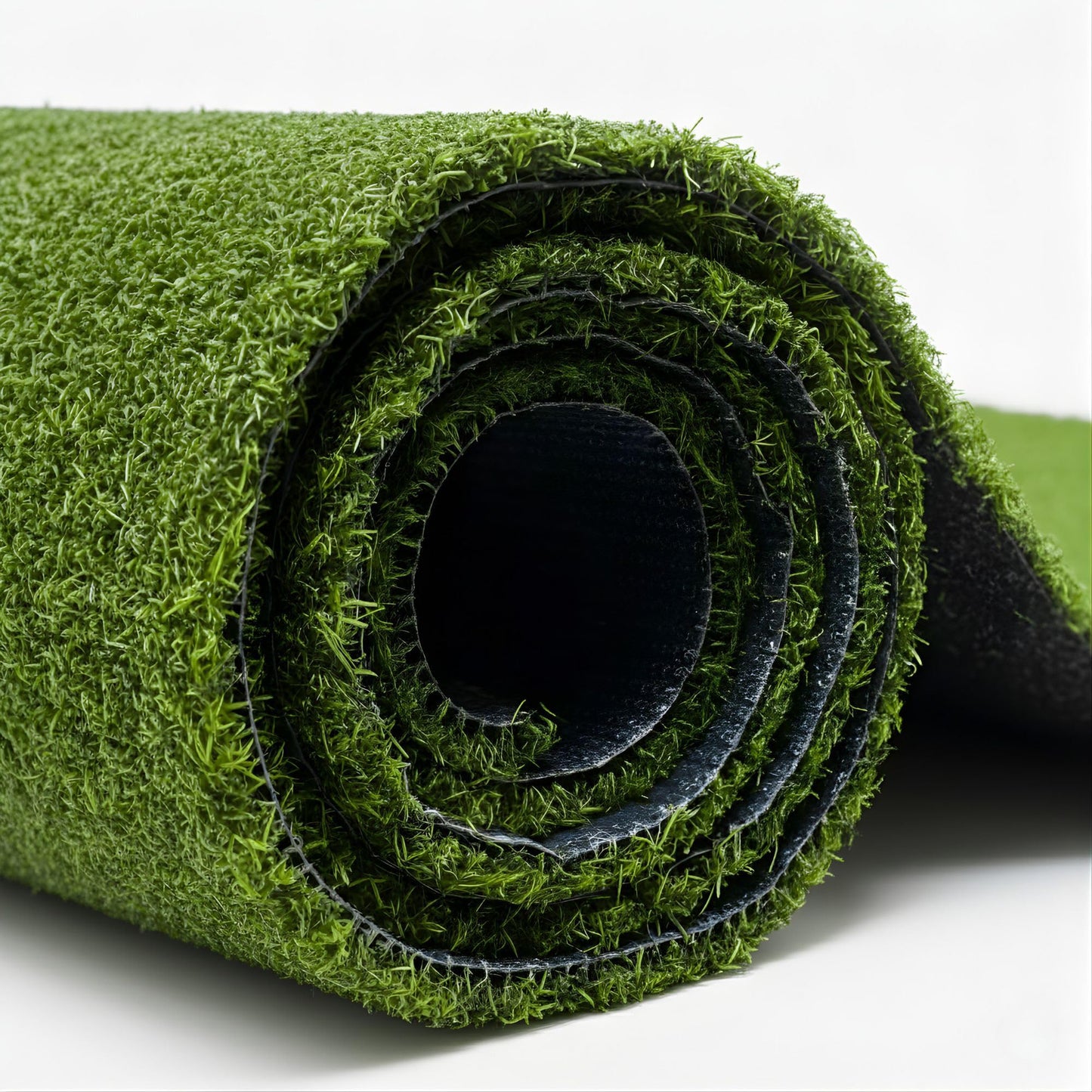 Ottomanson Artificial Grass Rug 10' x 12', Heavy Duty Outdoor Turf for Backyard, Patio, Gym & Agility Training, Large Area Fake Grass Rug with Drainage Holes, UV Resistant