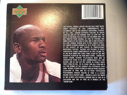 Michael Jordan 23 Karat Gold Foil Trading Card (Triple Image Edition)