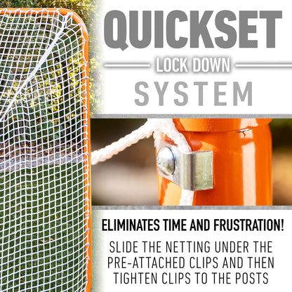 Franklin Sports Official Quikset Lacrosse Goal - 6' x 6'