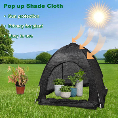 3 Pcs Plant Shade Tent & 20 x 30 FT Shade Cloth 50%