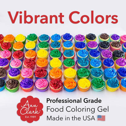 Ann Clark Regal Purple Food Coloring Gel Extra Large 13.5 oz Bottle Professional Grade Made in USA