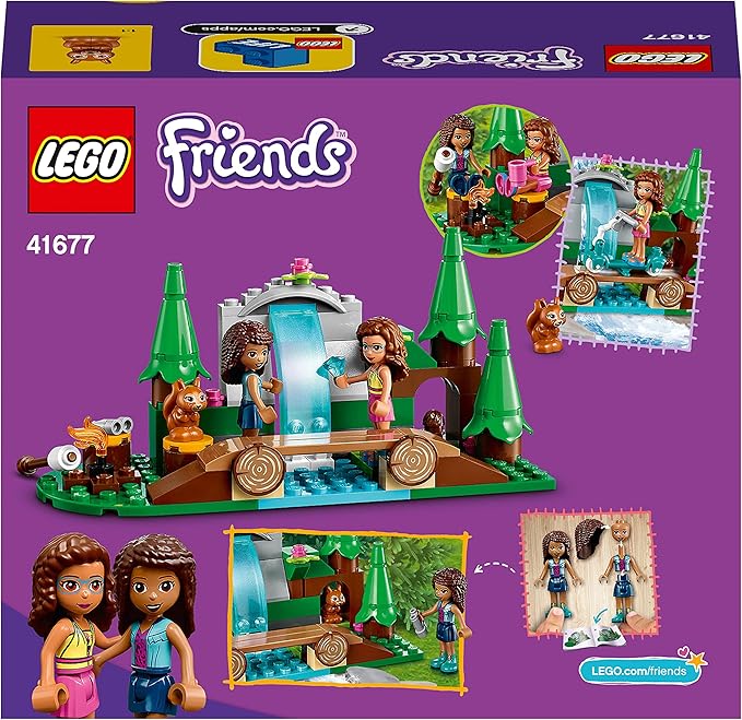 LEGO Friends Forest Waterfall Camping Adventure Set