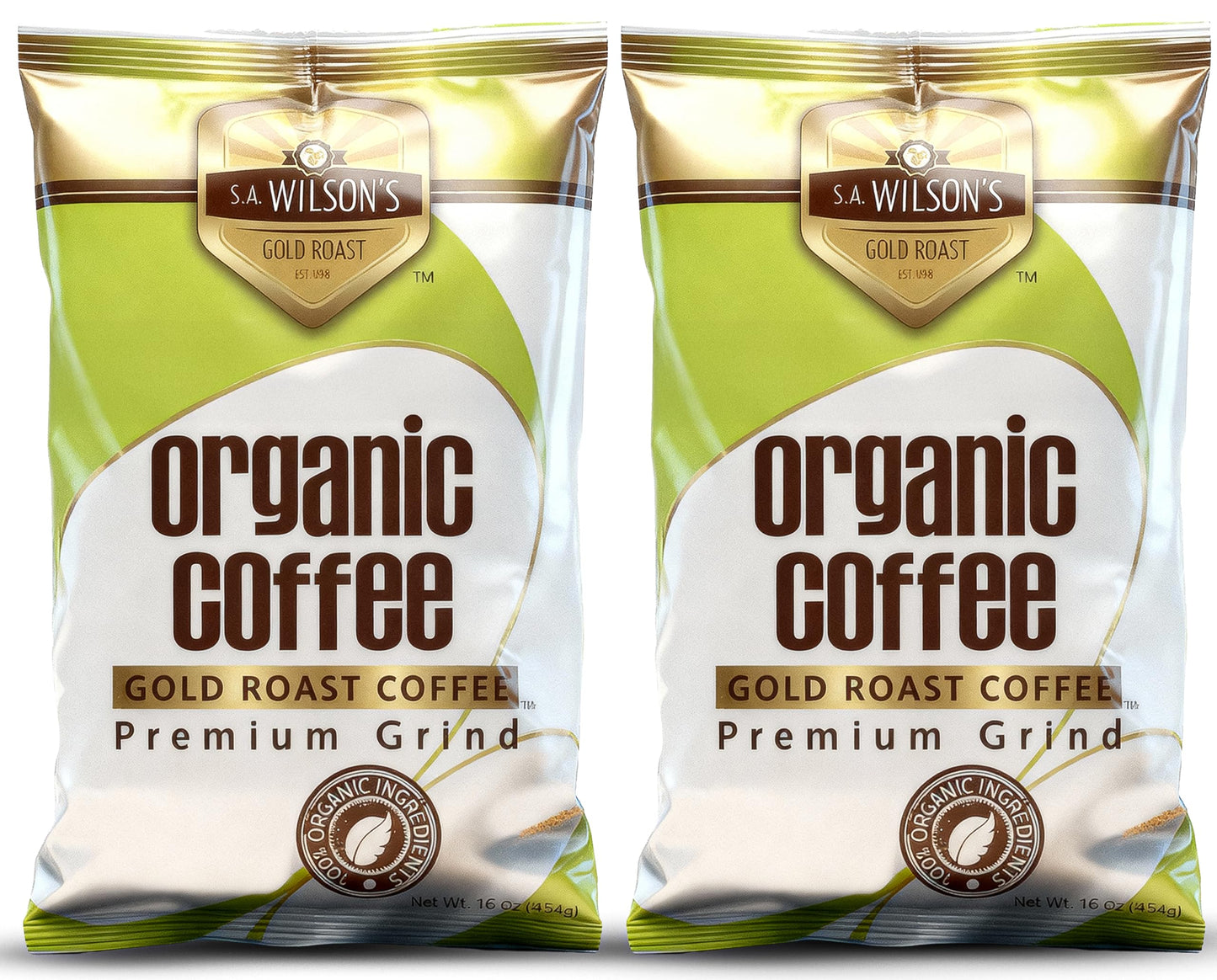 SA Wilson’s Coffee Enema – Organic Enema Coffee – USDA Organic Ground Coffee – High Caffeine & High Palmitic Acid for Liver Detox, Colon Cleanse, Digestion & Energy Support – Enema Detox Support 2-Pack