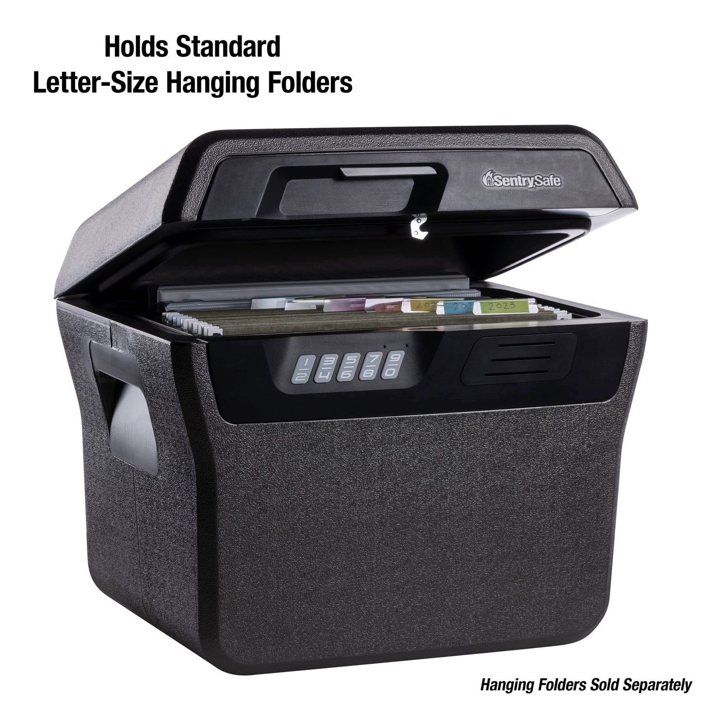 SentrySafe Charcoal Gray Waterproof and Fireproof Safe, Lock Box with Keypad for Documents and Hanging File Folders, Exterior: 14.1 x 16.6 x 13.8 Inches, ‎FHW40300