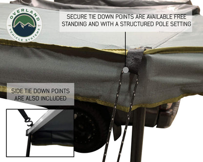 OVS Nomadic 180 Awning - Dark Gray with Black Travel Cover - Universal