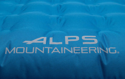 ALPS Mountaineering Vertex Air Bed – Twin & Queen Size Options, PVC-Free Fabric, Coil System, Rechargeable Pump with Wall/Car Charger, Indoor/Outdoor Use