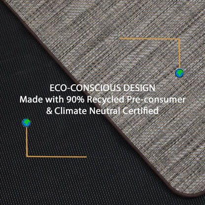 RccugmatS Chair Mat for Hardwood & Tile Floor, 36" x 48" Heavy Duty Office Chair Mat for Rolling Chairs, Anti Slip, Non-Curve, Floor Protector for Home Office, Heathered Gray