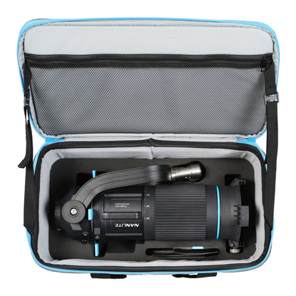 Nanlite FS-60B Bi-Color LED Portable Studio Spotlight with App Control and Projection Attachment for FM Mount with High-Precision Optics Bundle (2 Items)