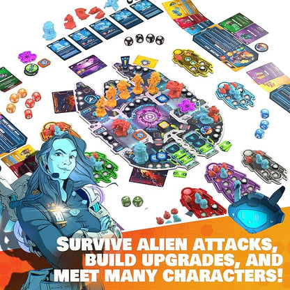 SAVANA Spark Riders 3000 - Commander Edition – Sci-Fi Survival Game | Command Repair &amp Fight with Voice-Controlled IRIS App | 1–4 Players Ages 10+ 60 Min Playtime | Strategy &amp Cooperative G