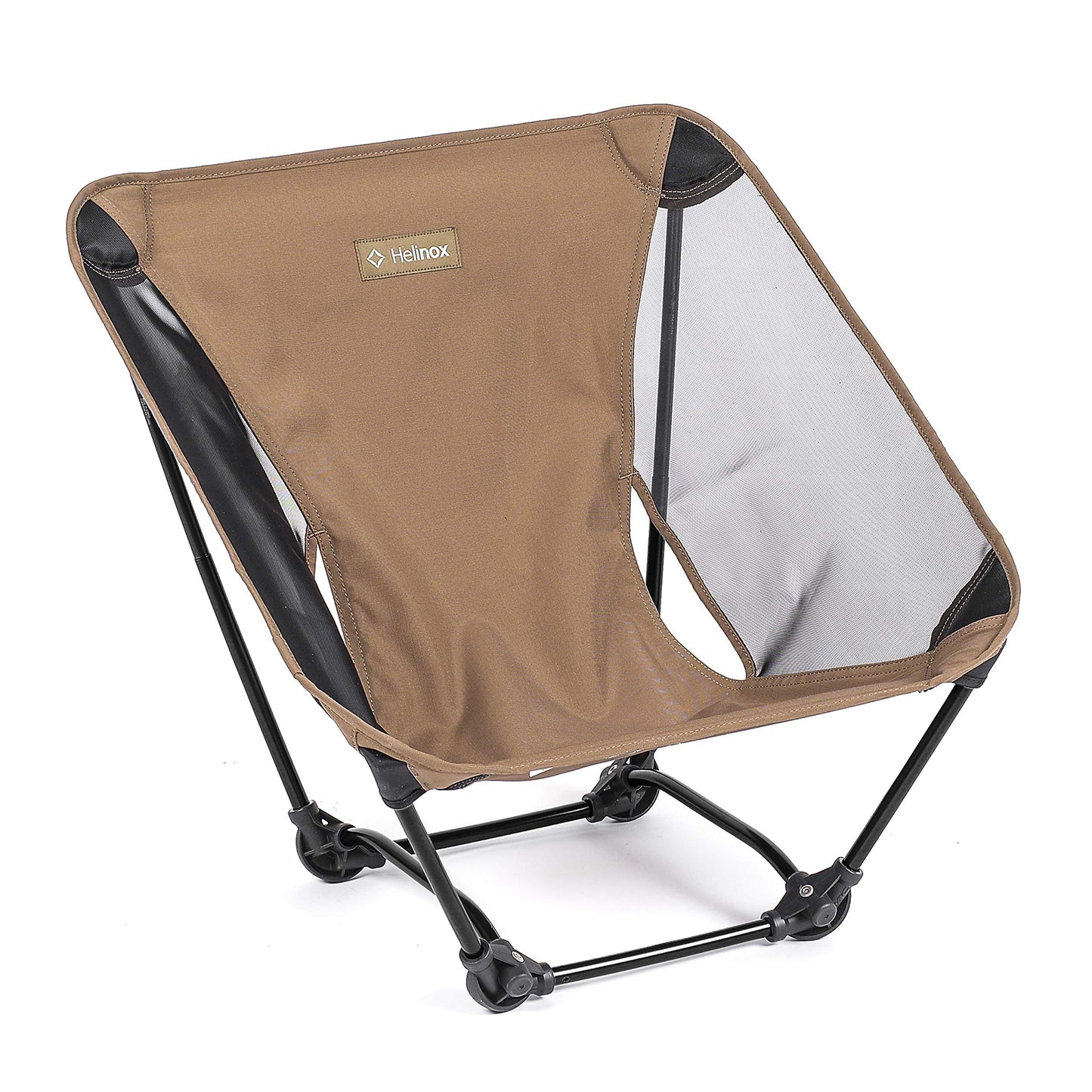 Helinox Ground Chair | Stable, 650g Ultralight, Packable, Portable Chair for Backpacking, Camping, Hiking, Travel, Moto-Touring (Coyote Tan)