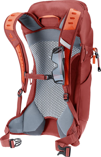 Deuter AC Lite 16L Hiking & Daypack Backpack with Steel Frame & Superior Breathability - Paprika-Redwood