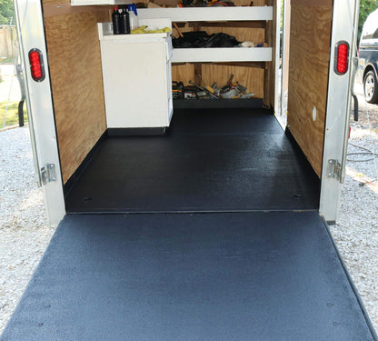 Trailer Floor Coating Protects Trailer Floors, Ramps and Walls (Black, 3 Gallon) Includes 1 Foam Cover