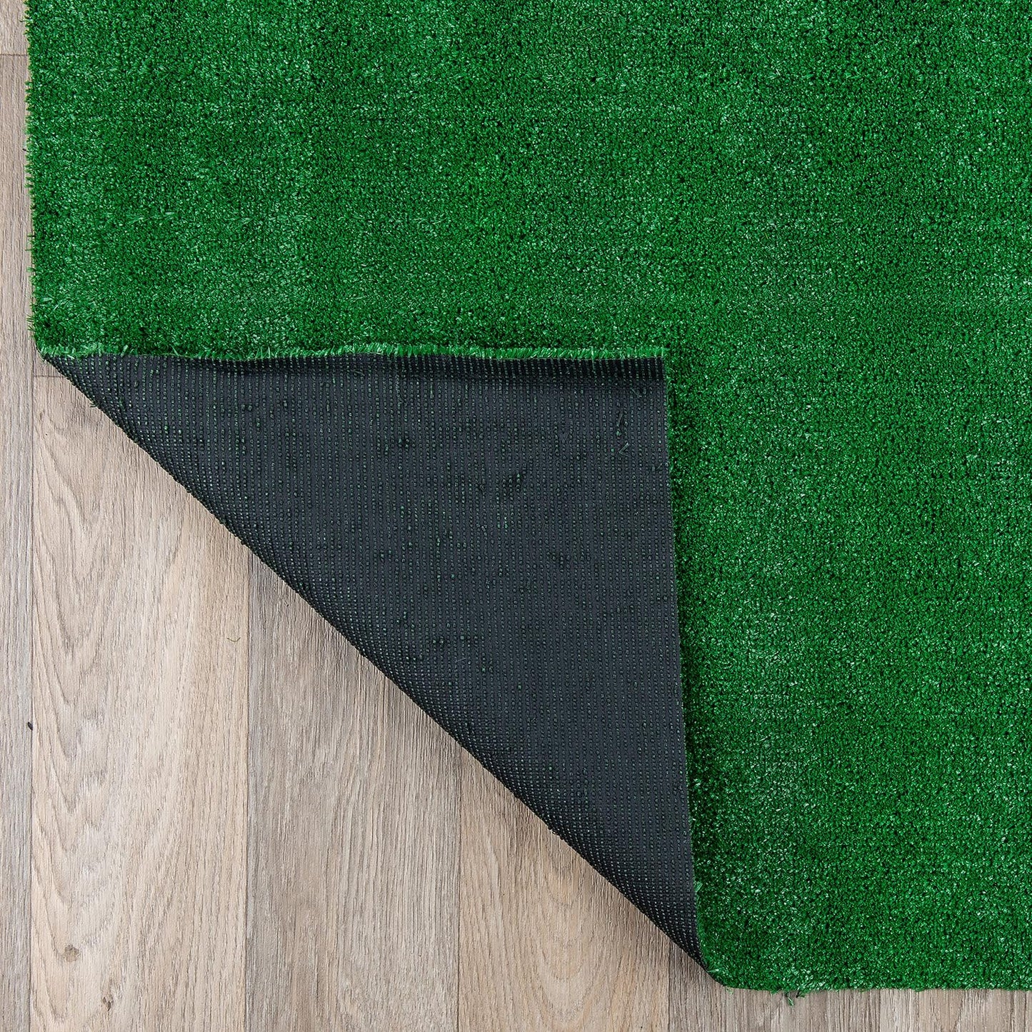 Rugshop Artificial Grass Indoor Outdoor Area Rug, Lightweight Synthetic Turf with Rubber Backing, Easy to Clean Polypropylene Lawn Mat for Patio, Balcony, Deck, 7'10" x 10' Green