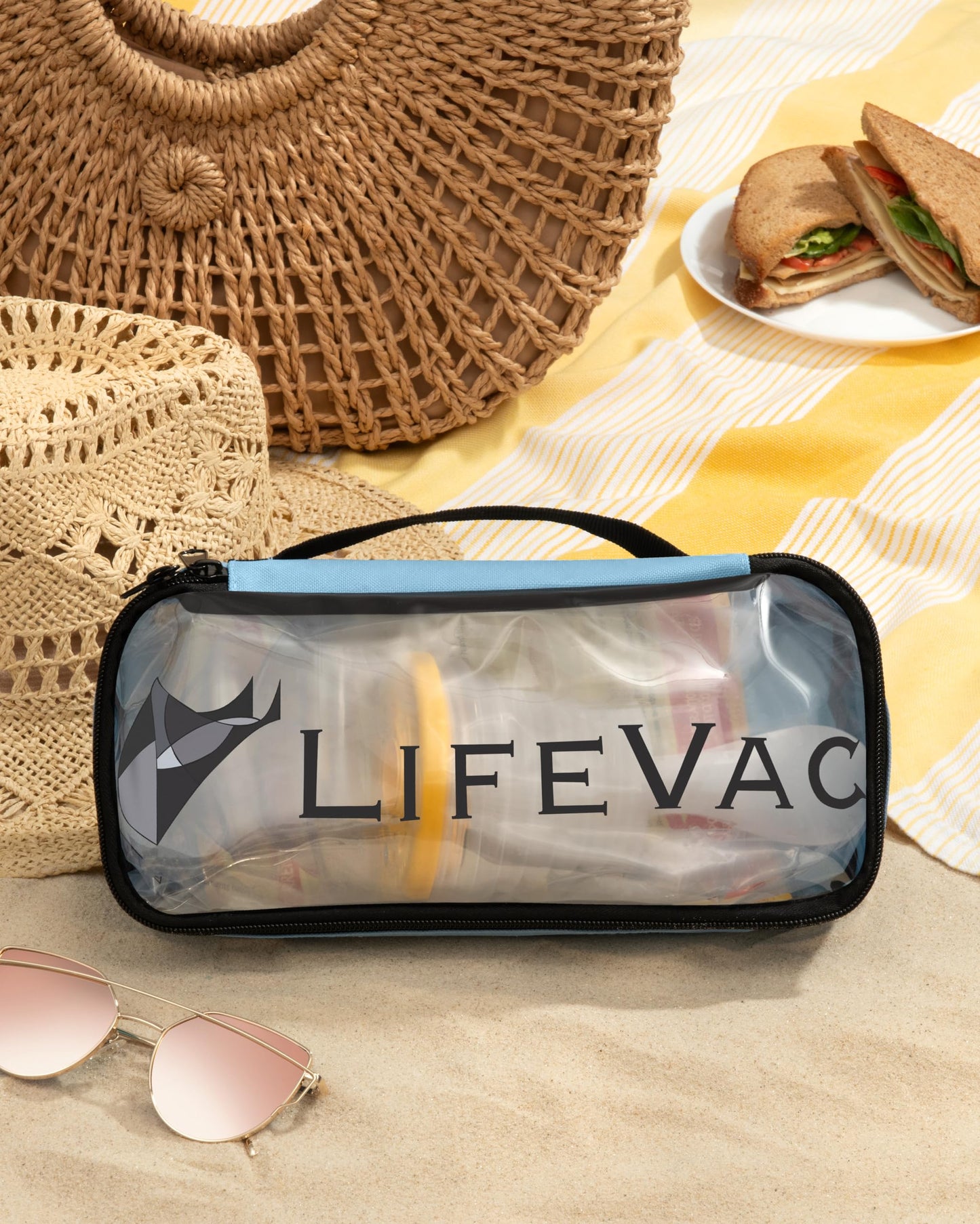LifeVac Home & Blue Travel Kit Combo - Portable Suction Rescue Device, First Aid Kit for Kids and Adults, Portable Airway Suction Device for Children and Adults