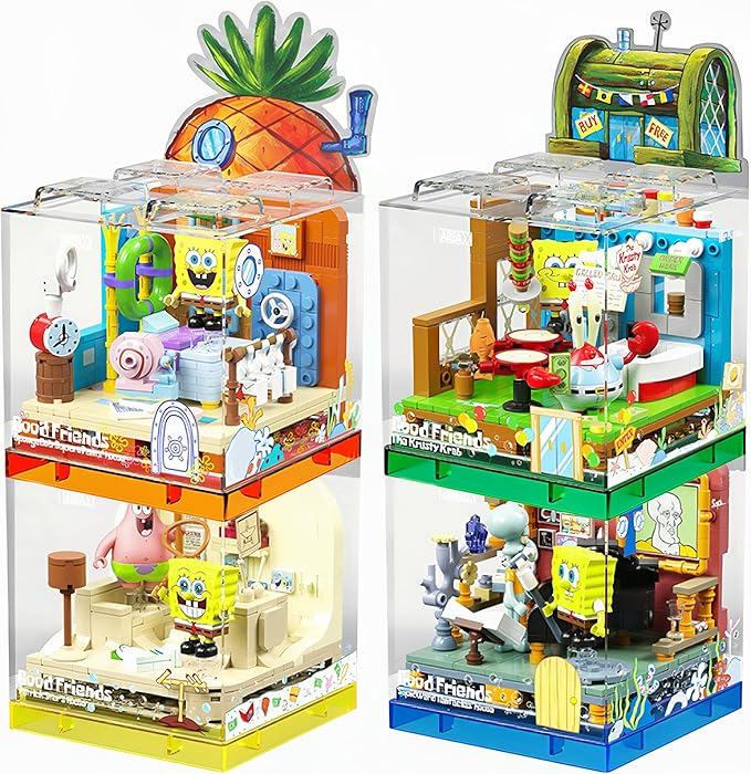 Exquisite Toy Building Block Box Set Series Pineapple House Building Blocks Birthday Gifts for Boys and Girl with Themed Characters for 14+ Teenagers &amp Adults