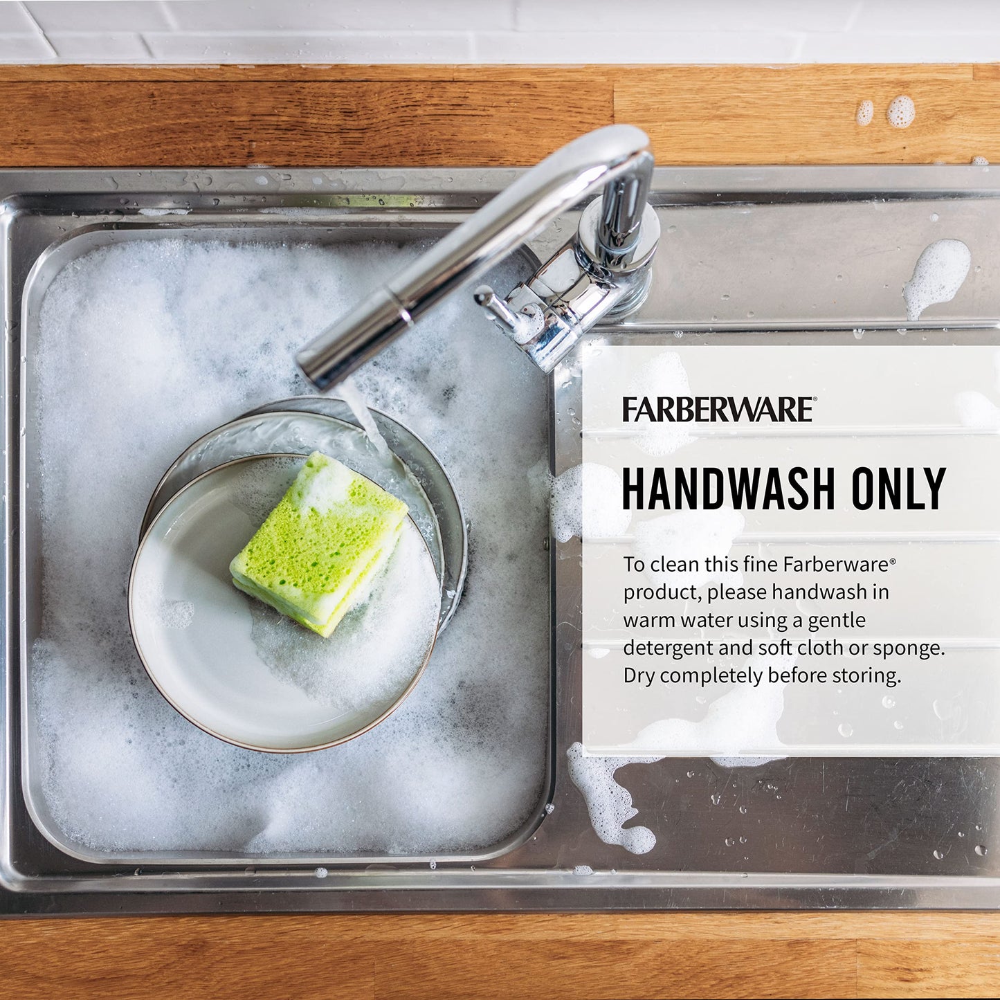 Farberware Juego de cuchillos de acero Inoxidable con sello bloque de 15 piezas