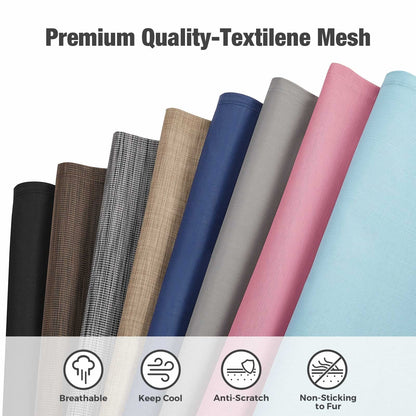 Veehoo Chew Proof Elevated Dog Bed - Cooling Raised Pet Cot - Silver Aluminum Frame and Durable Textilene Mesh Fabric, Unique Designed No-Slip Feet for Indoor or Outdoor Use, Grey, XX-Large, CWC2003