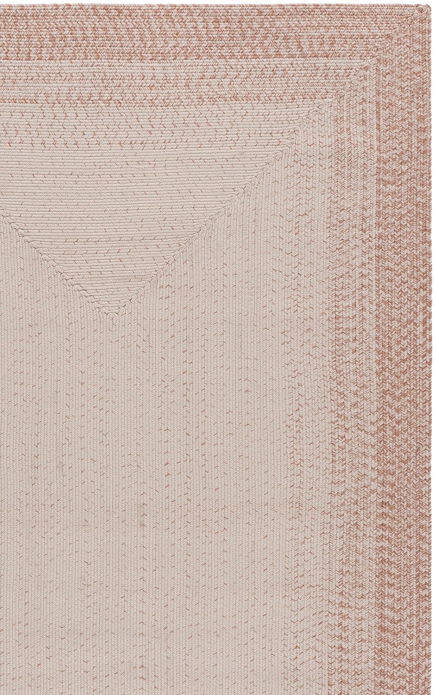 SAFAVIEH Washable Rug Outdoor Braided Collection - 6' x 8' Oval, Ivory & Beige, Handmade & Reversible, Non-Shedding & Easy to Clean, Ideal for Patio, Backyard, Mudroom (BRA283B)