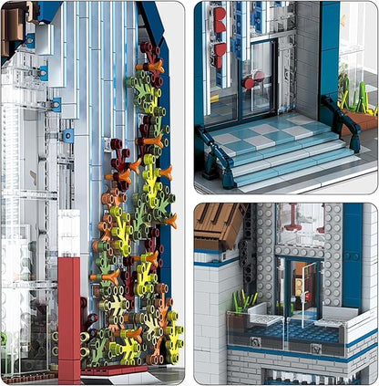 General Jim's Modern Library Glass Modular Building Blocks Set