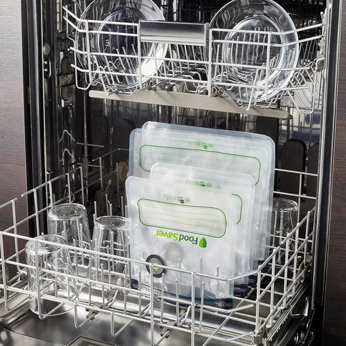 FoodSaver® Reusable Gallon Vacuum Zipper Bags - Keep Food Fresh Longer | BPA-Free, Durable Design