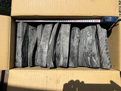 上土佐備長炭/Tosa Binchotan/Hanmaru (Medium size:Split Long Type)/26.5lb/Product of JAPAN/Queen of Binchotan