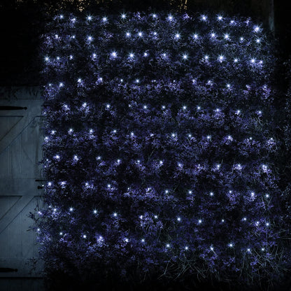 Dazzle Bright 360 LED Net Lights, 12FT x 5FT, Waterproof, 8 Modes, White, Model HB-360WCOI