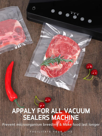 Syntus Vacuum Sealer Bags - 2 Rolls of 8" x 50' BPA-Free Commercial Grade Food Storage Bags
