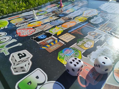 Weed Board Game for Adults | Fun Game Night and Great Gift Idea | Fun Ganja Game | Includes Board 8 Player Pawns 2 Six-Sided Dice Simple Rules