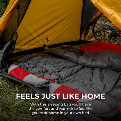 Teton Tracker, 5 Degree Sleeping Bag; Lightweight, Warm Mummy Sleeping Bag, Camping, Backpacking, Hiking